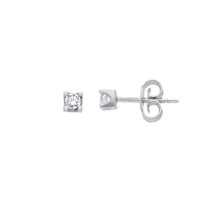 Earrings Babila Milano Woman Forever in White Gold Diamante 204736
